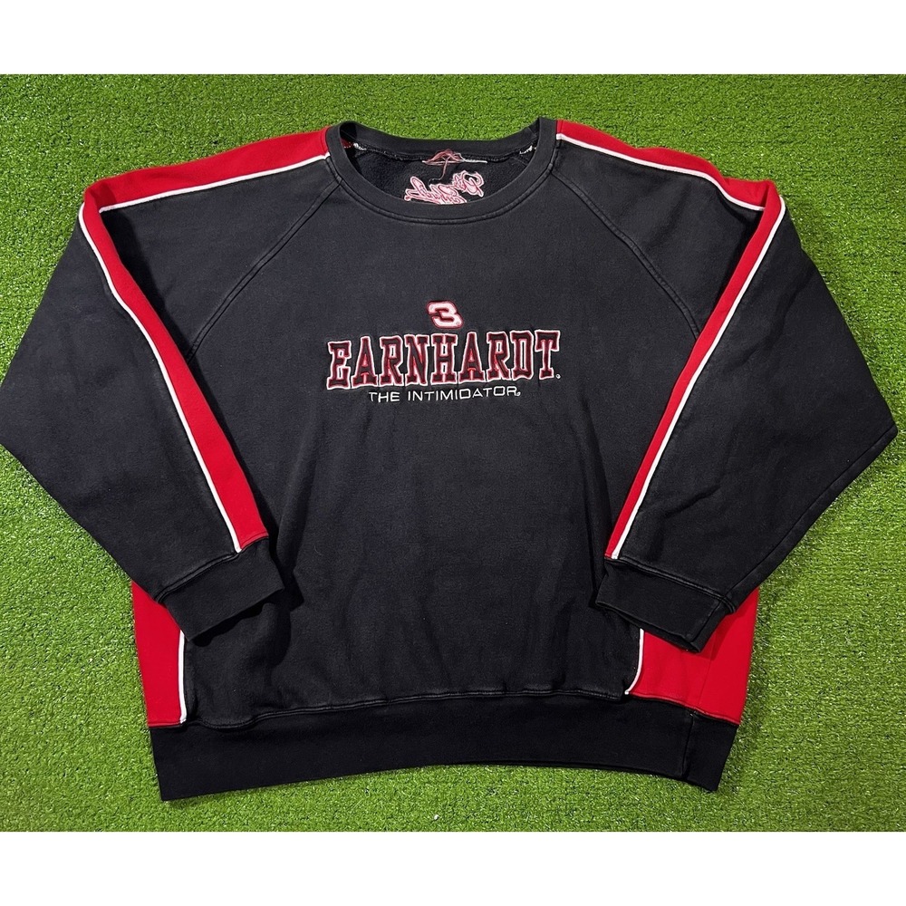 Vintage‎ Dale Earnhardt Intimidator Sweatshirt LG Y2K  NASCAR Crewneck Racing